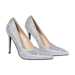 Load image into Gallery viewer, Rhinestone Pointed Toe Stiletto Pumps
