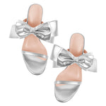 Load image into Gallery viewer, Open Toe Strap Bow Stiletto Sandals
