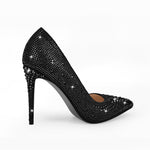 Load image into Gallery viewer, Rhinestone Pointed Toe Stiletto Pumps
