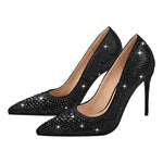 Load image into Gallery viewer, Rhinestone Pointed Toe Stiletto Pumps
