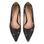 Load image into Gallery viewer, Rhinestone Pointed Toe Stiletto Pumps
