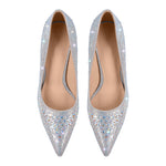 Load image into Gallery viewer, Rhinestone Pointed Toe Stiletto Pumps
