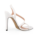 Load image into Gallery viewer, Square Toe Strap Slingback Stiletto Sandals
