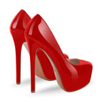 Load image into Gallery viewer, Round Toe Platform Stiletto High Heel Pumps
