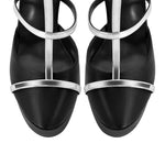 Load image into Gallery viewer, Round Toe T-Strap Platform Stiletto Pumps
