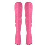 Load image into Gallery viewer, Pointed Toe Lace-up Stiletto Knee High Boots
