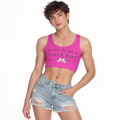 Femme Print Crop Tank Top — Sissy Activewear