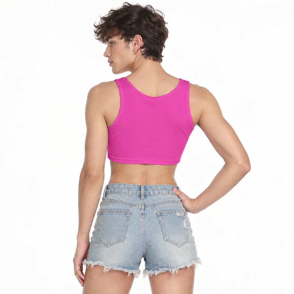 Femme Print Crop Tank Top — Sissy Activewear