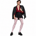 Bow Print High-Stretch Tights for Femboys, Sissies & Crossdressers
