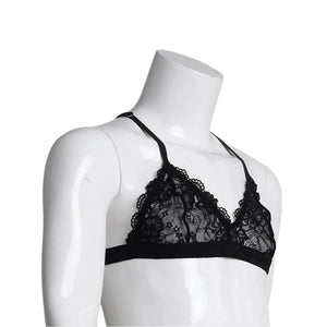 "Sissy Karen" Lace Bralette for Men