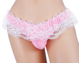 "Sissy Lilliana"Lace Thong T Back Bikini