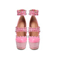 "Skye" Pink High Platform