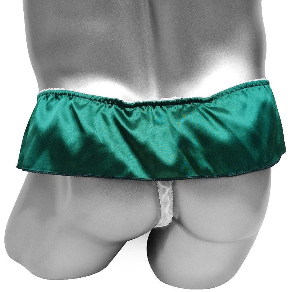 "Sissy Itzel" Satin Skirted Mens Thong