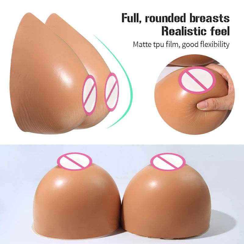 "Sissy Virginia" Fake Beautiful Breast Forms