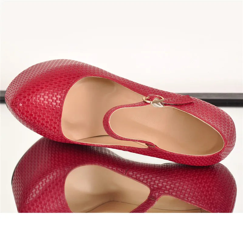 "Sissy Ruby" Mary Jane Platform