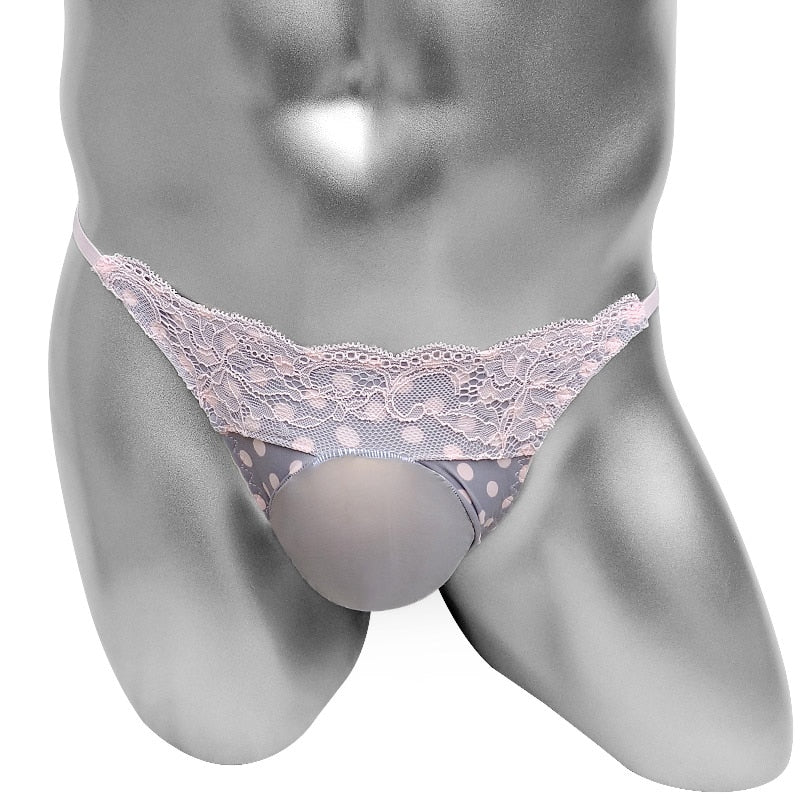 "Sissy Imani" Pink Polka Dot Bikini