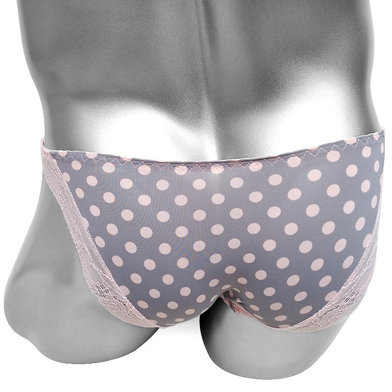 "Sissy Imani" Pink Polka Dot Bikini