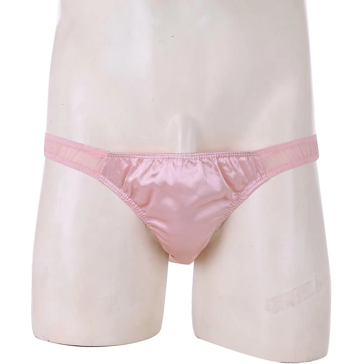 "Sissy Katie" See through Mesh Satin Briefs