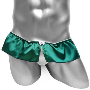 "Sissy Itzel" Satin Skirted Mens Thong