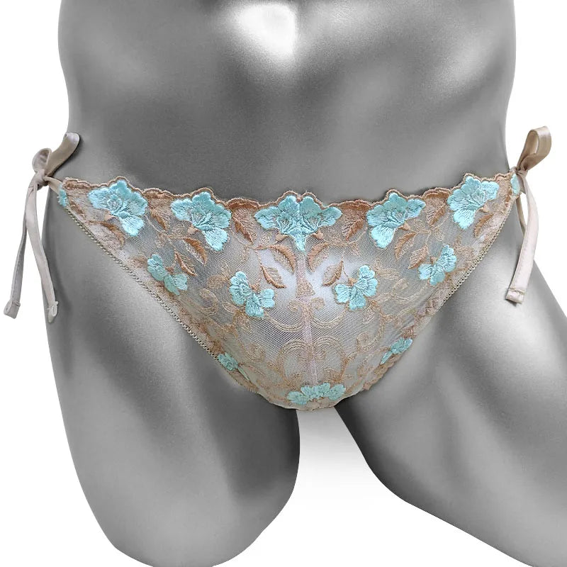"Sissy Esther" Low Rise Embroidery Panties