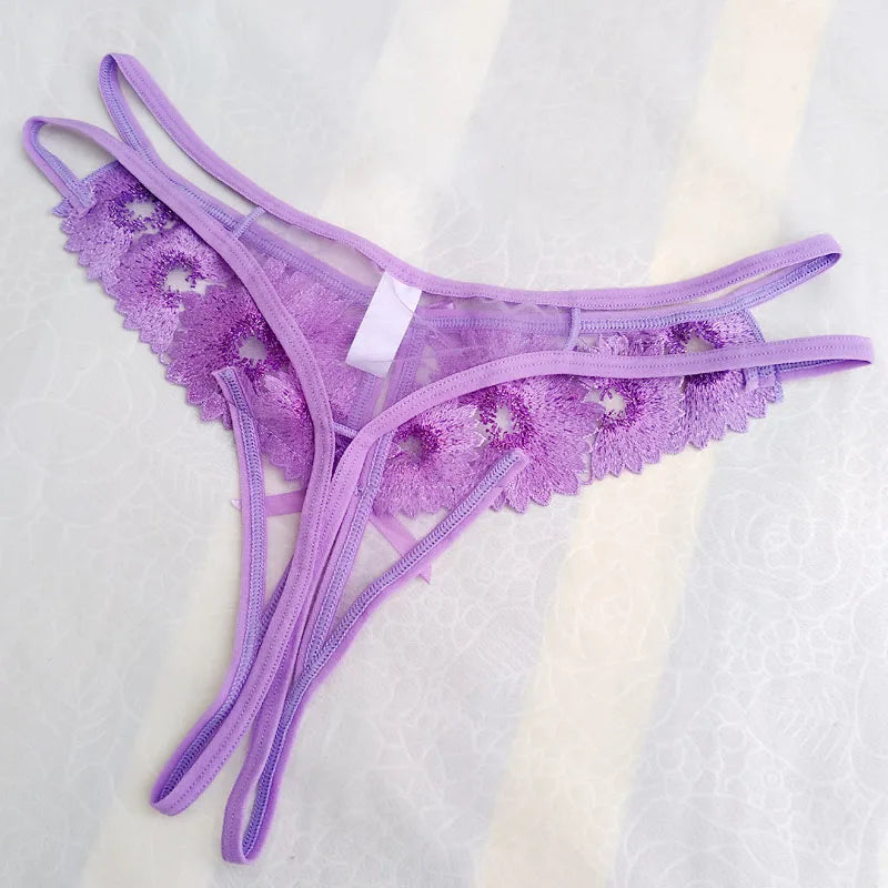 "Sissy Analeia"  Open Crotch Sissy Panties