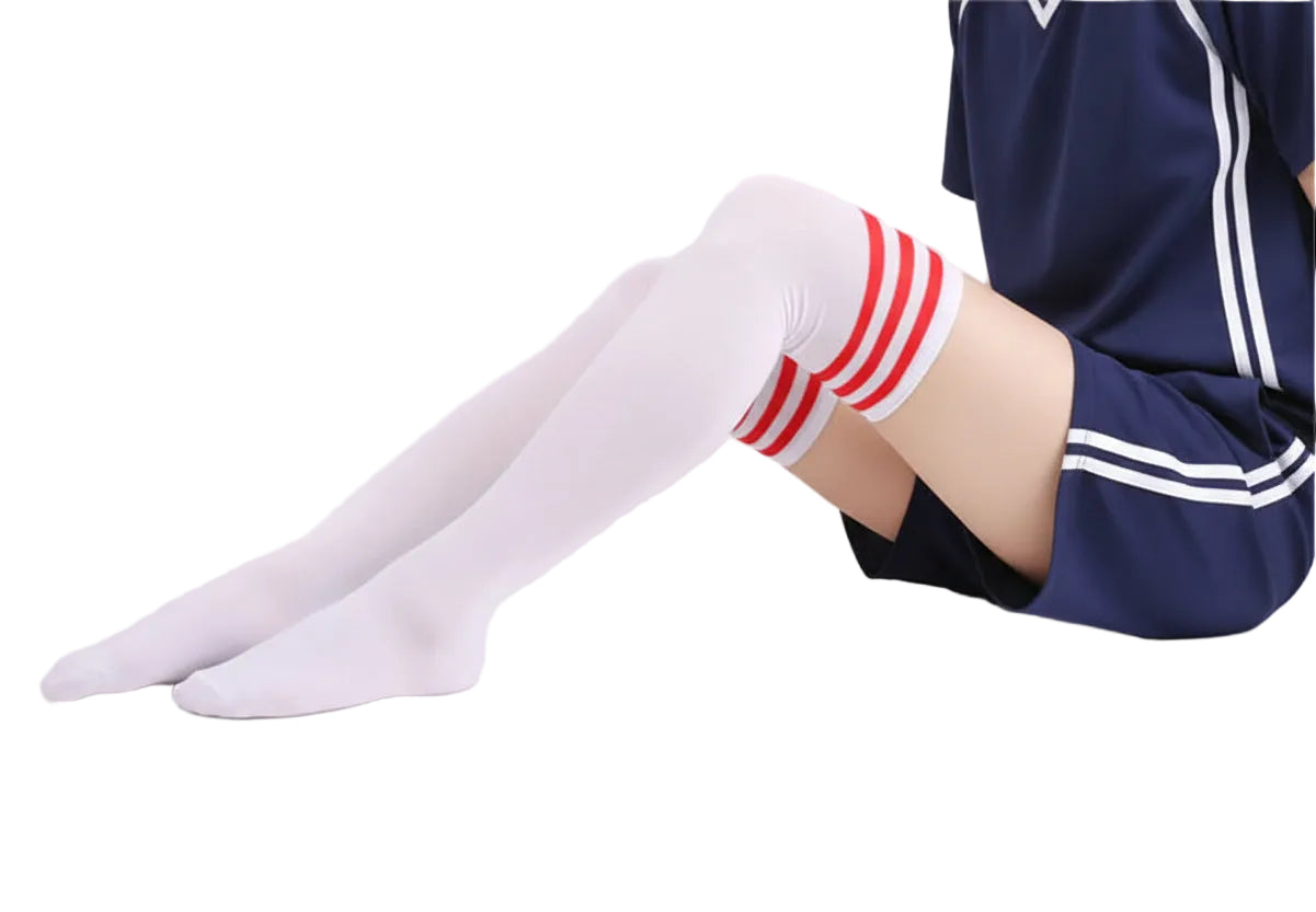 "Sissy Elani" Striped Long Socks