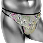 Load image into Gallery viewer, &quot;Sissy Rosalia&quot; Embroidered Thong Panties
