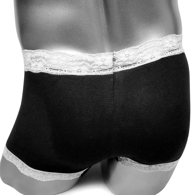 "Sissy Hazel" Lace Sissy Boxer