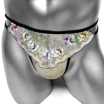 Load image into Gallery viewer, &quot;Sissy Rosalia&quot; Embroidered Thong Panties
