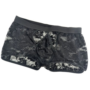 "Sissy Avery" Gay Floral Lace Brief