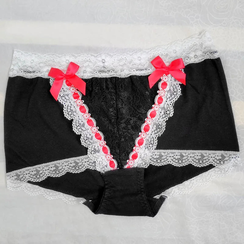 "Sissy Hazel" Lace Sissy Boxer