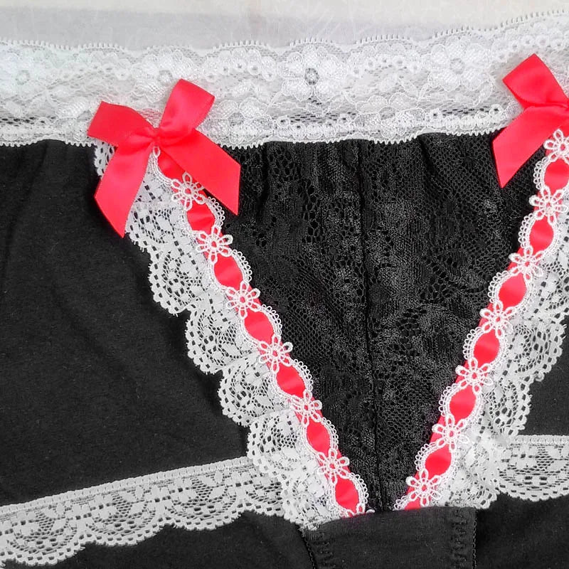 "Sissy Hazel" Lace Sissy Boxer