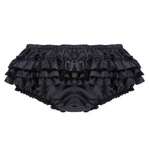 "Sissy Nylah" Satin Ruffled Bloomer