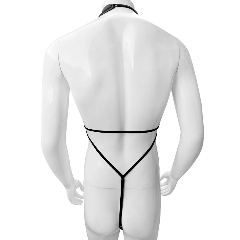 "Sissy Liam" Big Bow Backless Jumpsuit