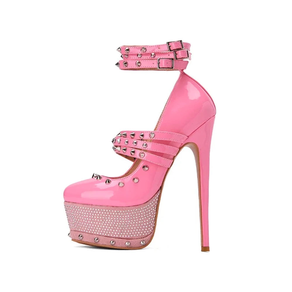 "Skye" Pink High Platform