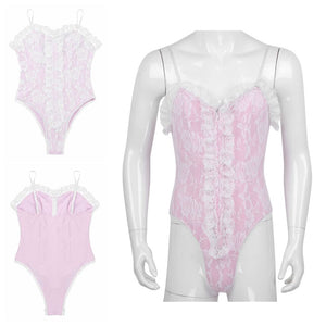 "Sissy Amora" Bodysuit Mens Lingerie