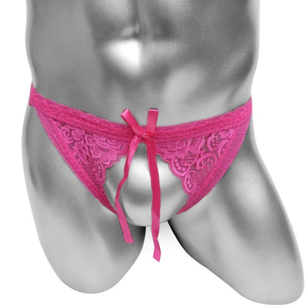 "Sissy Michaela" Floral Lace Thong Panties