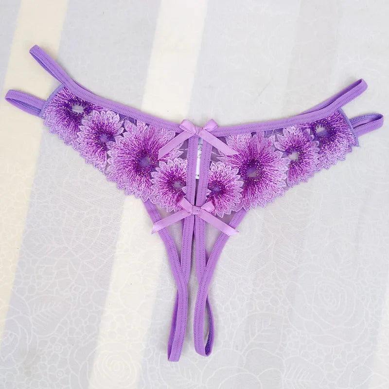 "Sissy Analeia"  Open Crotch Sissy Panties