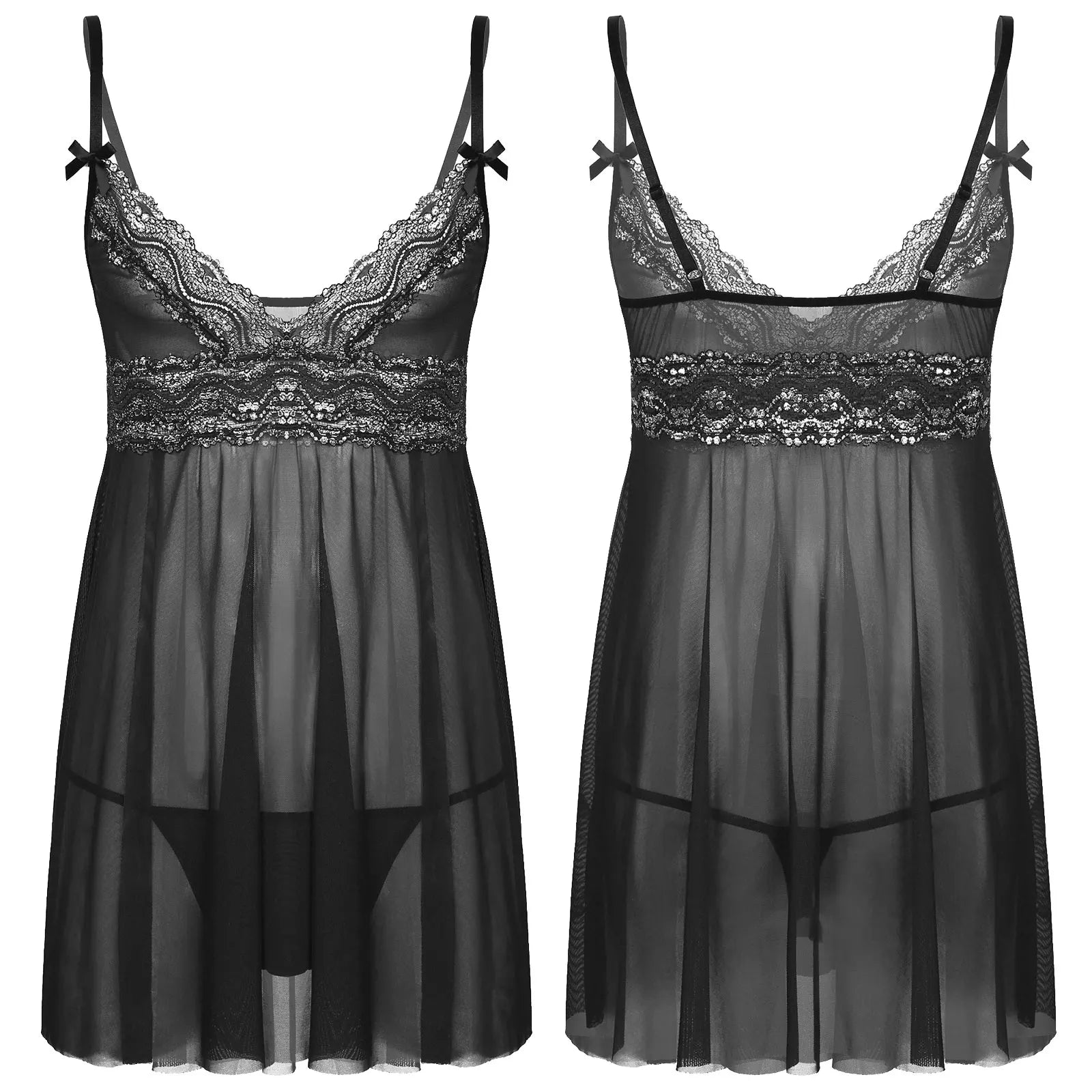 "Sissy Zuri" Sheer Babydolls