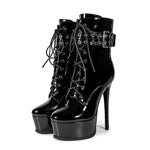 Load image into Gallery viewer, &quot;Sissy Vera&quot;  Stiletto Ankle Boots
