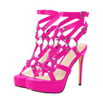 Load image into Gallery viewer, &quot;Sissy Aliyah&quot; Ankle Platform Strap Stiletto Heels for Men
