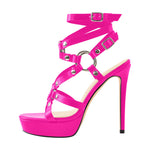 Load image into Gallery viewer, &quot;Sissy Aliyah&quot; Ankle Platform Strap Stiletto Heels for Men
