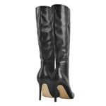 Load image into Gallery viewer, Pointed Toe Stiletto Zip Knee High Boots
