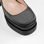 Load image into Gallery viewer, Silk-like Platform Chunky High Heels Pumps
