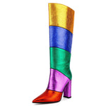 Load image into Gallery viewer, Colorful  Knee High Boots
