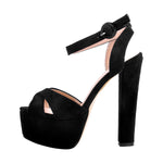 Load image into Gallery viewer, Platform Chunky High Heel Sandals
