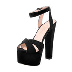 Load image into Gallery viewer, Platform Chunky High Heel Sandals
