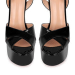 Load image into Gallery viewer, &quot;Sissy Evangeline&quot; Platform Chunky Heel Ankle Strap Sandals
