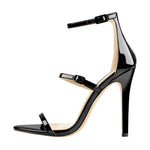 Load image into Gallery viewer, &quot;Sissy Viviana&quot; Ankle Strap Stiletto Sandals Feminine Male Shoes
