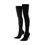 Load image into Gallery viewer, Pointy Toe Over The Knee Stockings Boots
